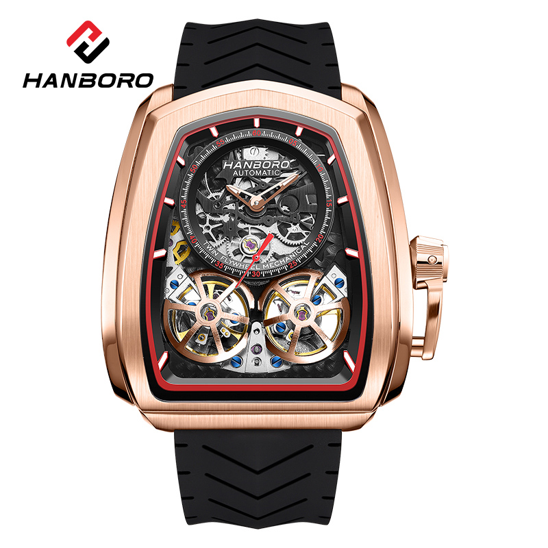 Luxury Watch Hublot - Double Flying Wheel Hollow Watch Men's