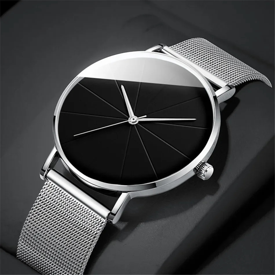 Lux Watch - Casual Round Pointer Quartz Watch Large