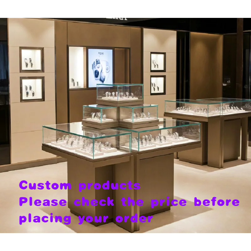 Luxury Watch Level - custom.Custom Luxury Multi-Level Watch Island Counter