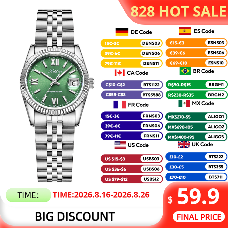 Luxury Watch All Brands - ADDIES Luminous Women's Watch Top Brand