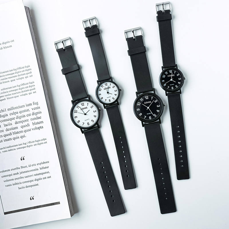Luxury Watch Female - Simple Black Watch Quartz Watches for