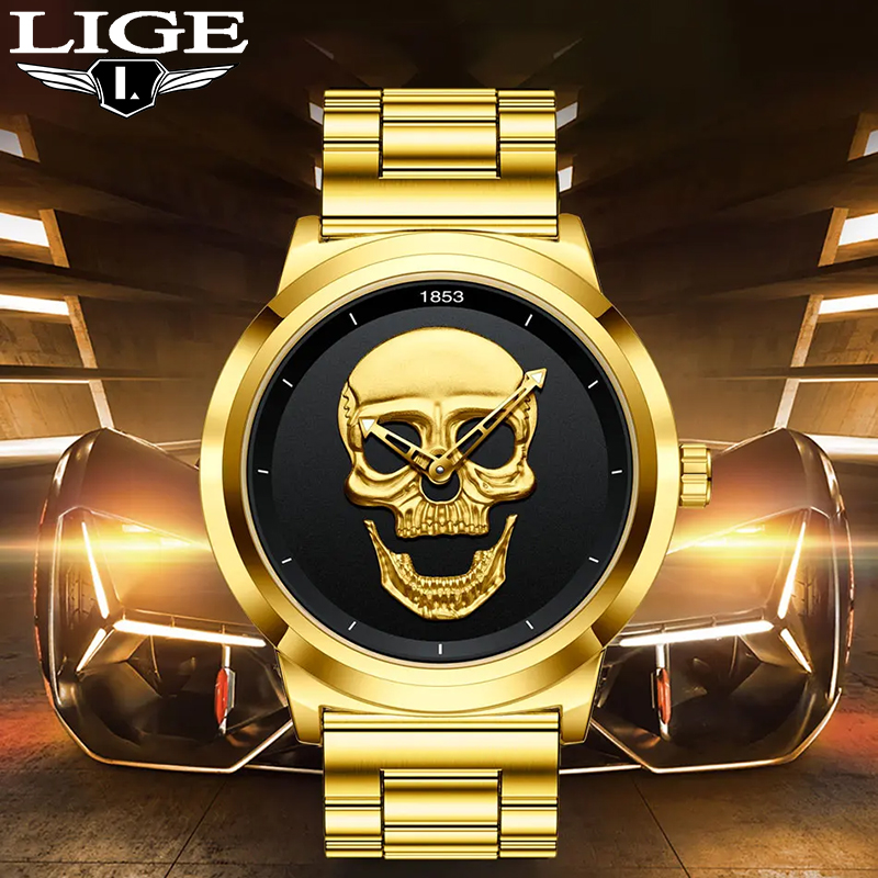 Luxury Watch Collection Box - LIGE Top Luxury Brand Quartz Man
