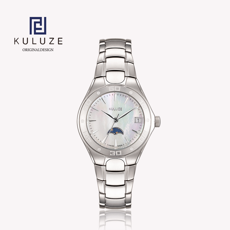 Lux Watch - KULUZE Titanium Lady Watch Swiss Ronda