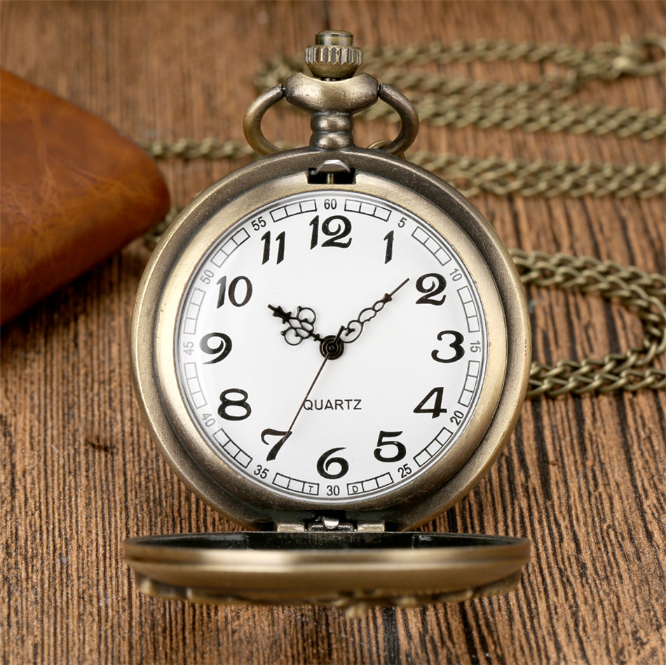Vintage Pocket Watch Bronze Qu - Lux Watch review and price
