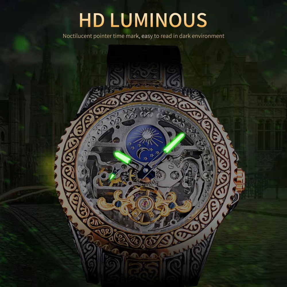 High-End Retro Men's Fully Aut - Luxury Watch Engraving review and price