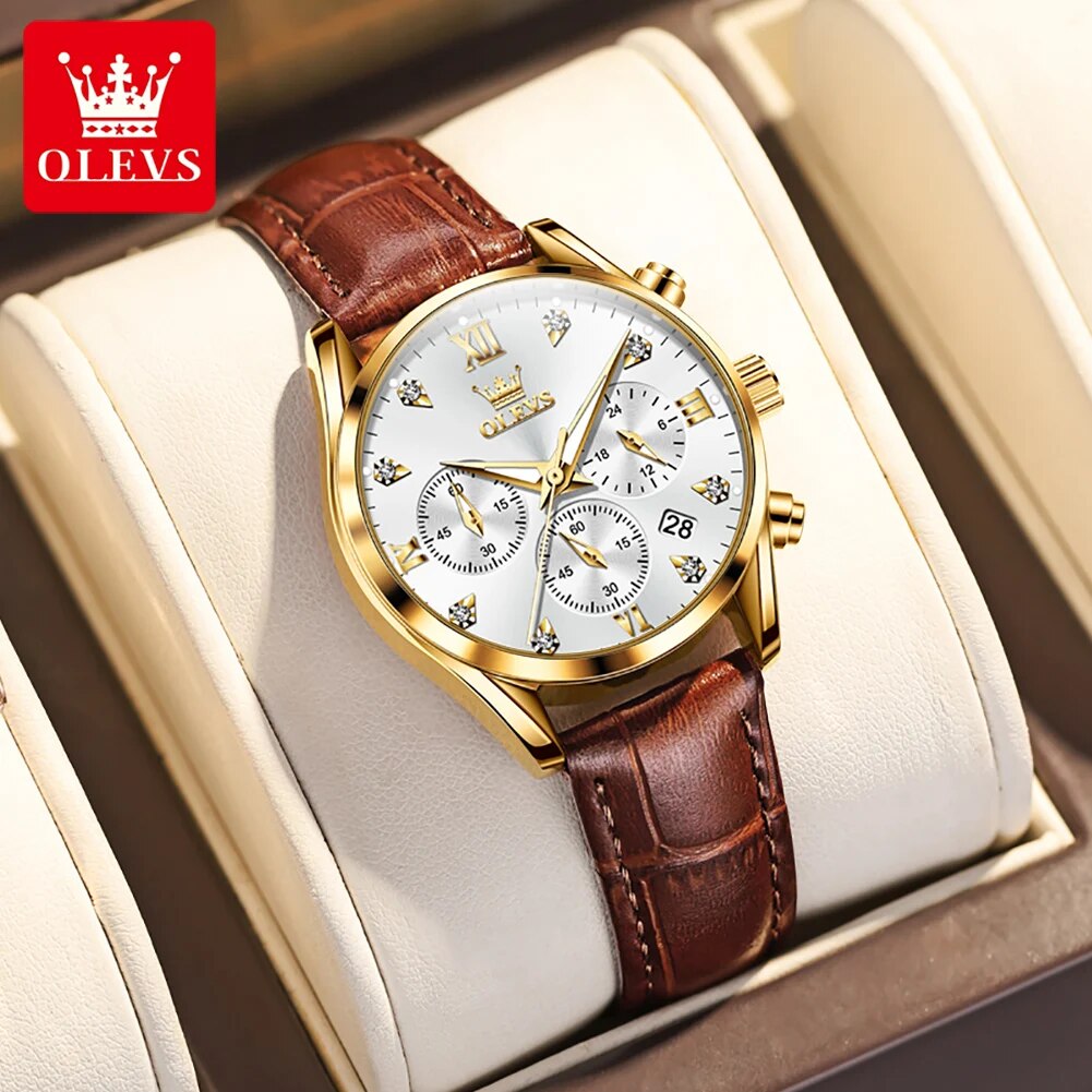 OLEVS 5523 Women's Watches Lea - Luxury Watch Cheap review and price