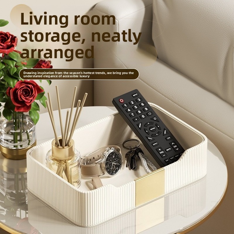 PU Leather Desk Tray - Multi-L - Luxury Watch Level review and price