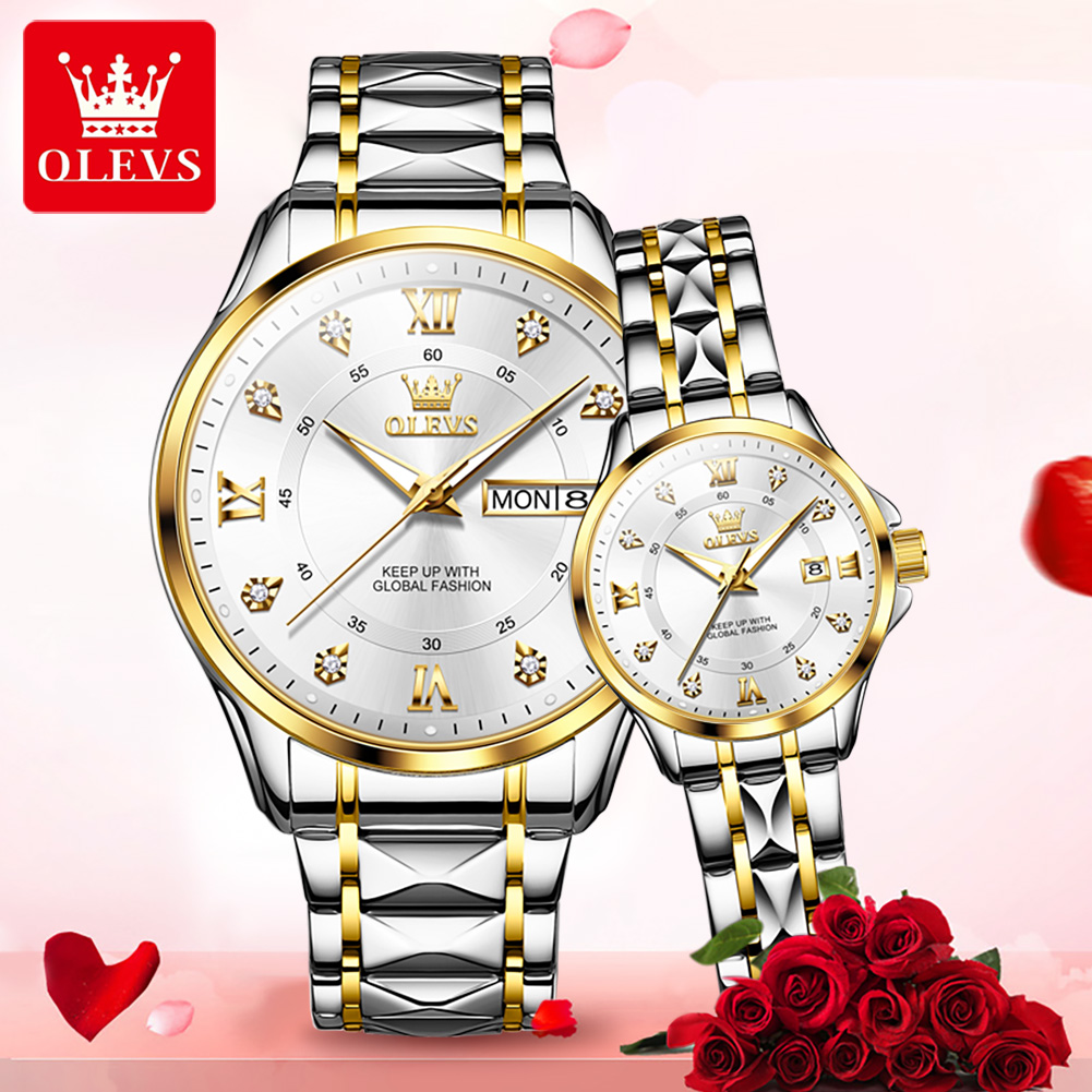 OLEVS 2906 Couple Watch Origin - Luxury Watch News review and price