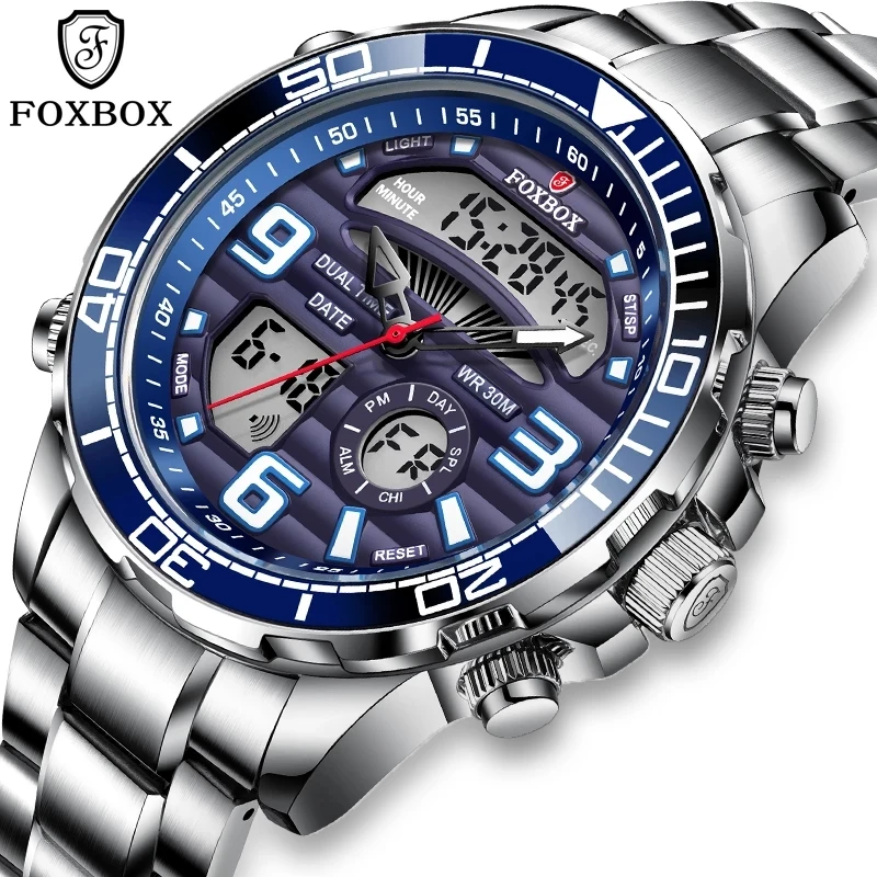 FOXBOX Top Brand Luxury Digita - Luxury Watch All Brands review and price
