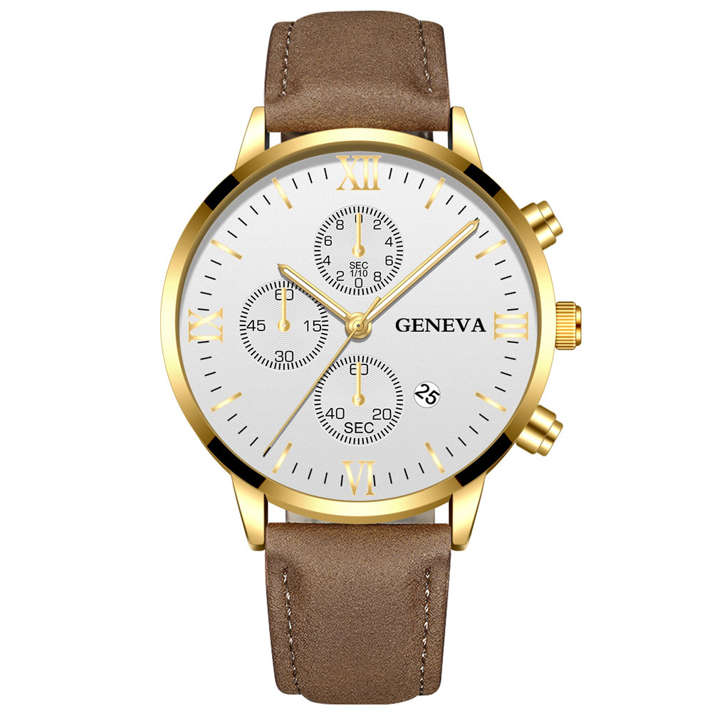 Geneva Fashion  Men Date Alloy - Luxury Watch Protection Film review and price