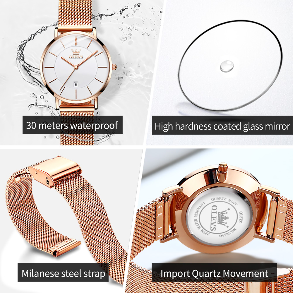 OLEVS Woman Watch 5869 Elegant - Luxury Watch Cheap review and price