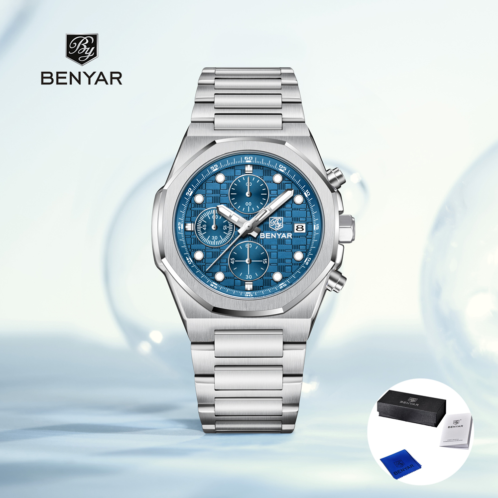 2025 New BENYAR Men's Watches  - Luxury Watch Box review and price