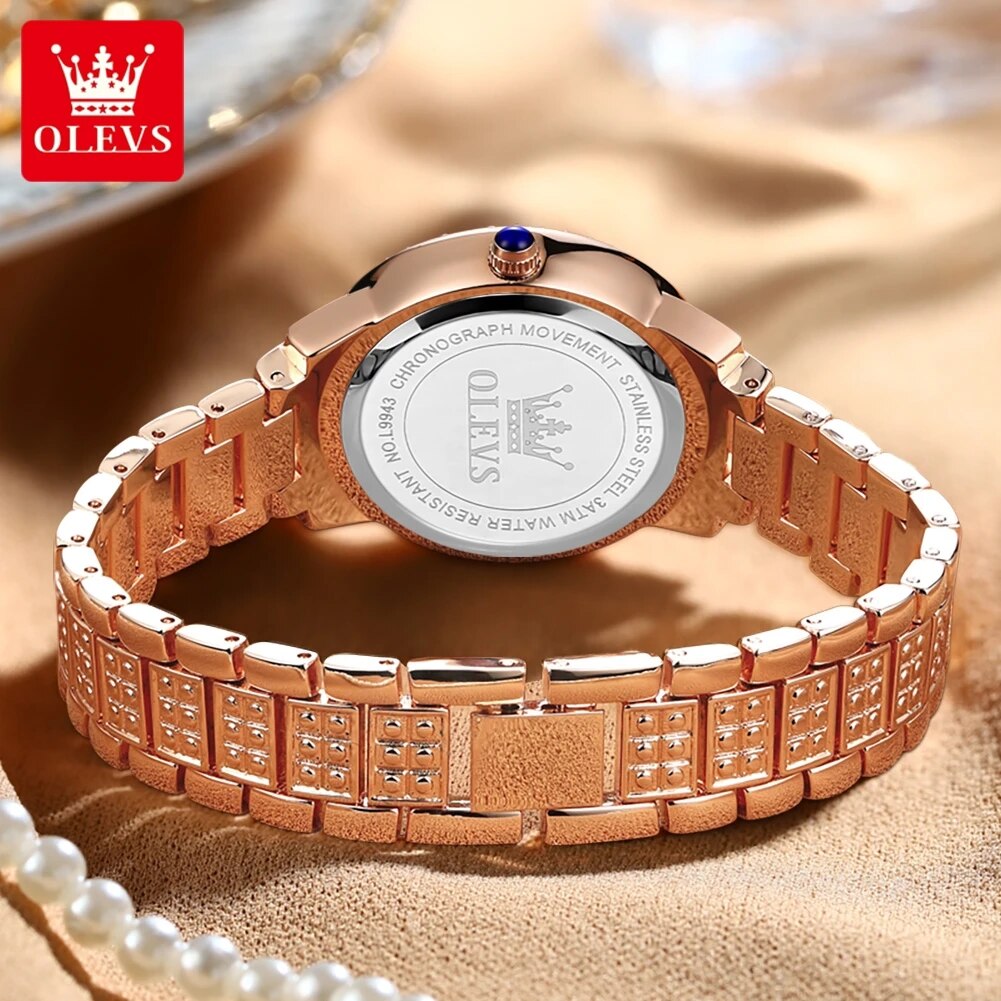 OLEVS 9943 Luxury All Diamond  - Luxury Watch Cheap review and price