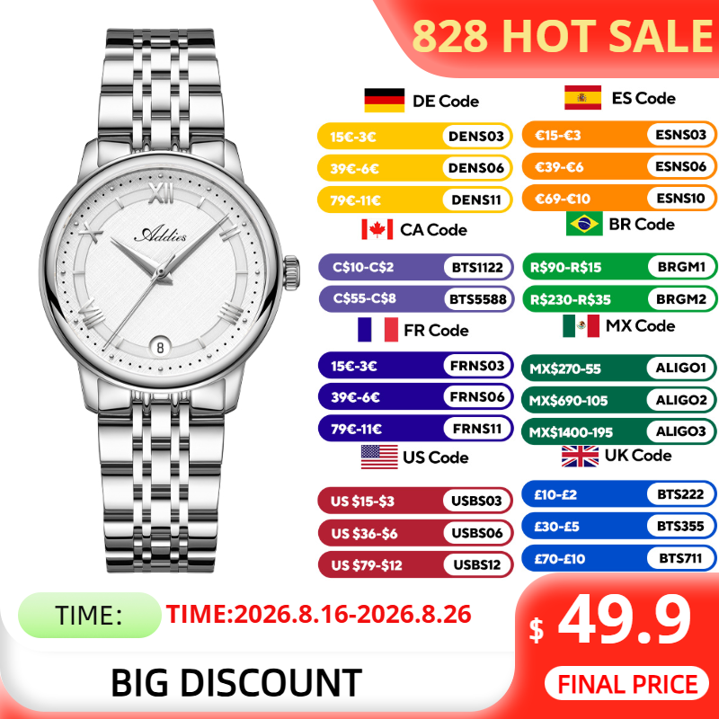 ADDIES Luxury Woman Quartz Wri - Luxury Watch All Brands review and price
