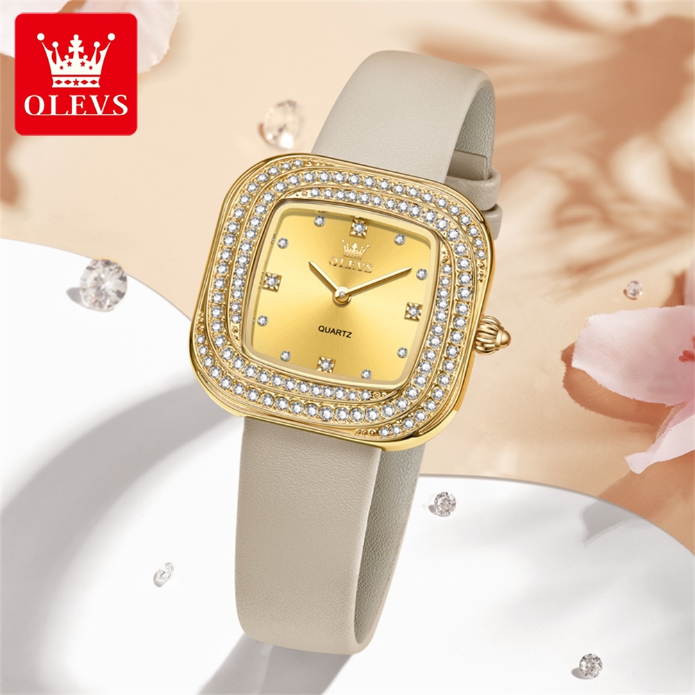 OLEVS Fashion Ladies' Square Q - Lux Watch review and price