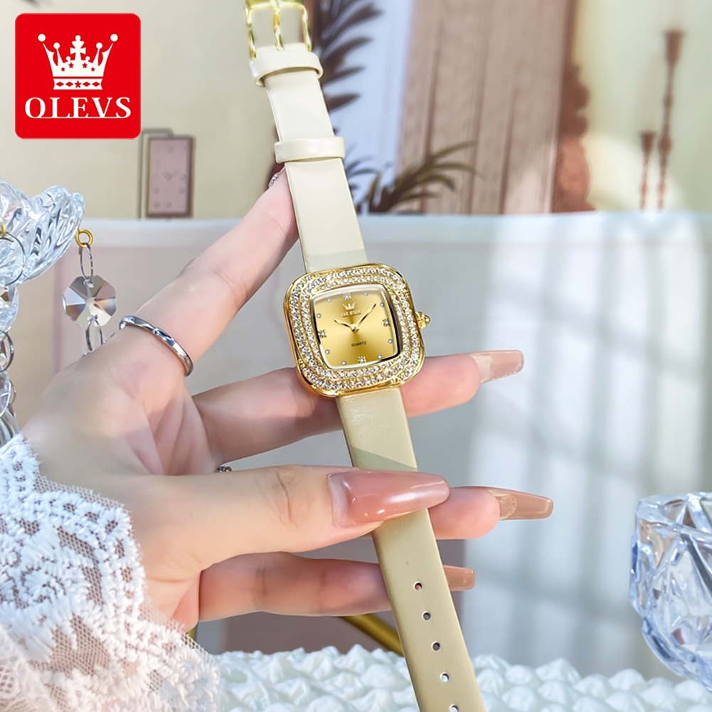 OLEVS Fashion Ladies' Square Q - Lux Watch review and price