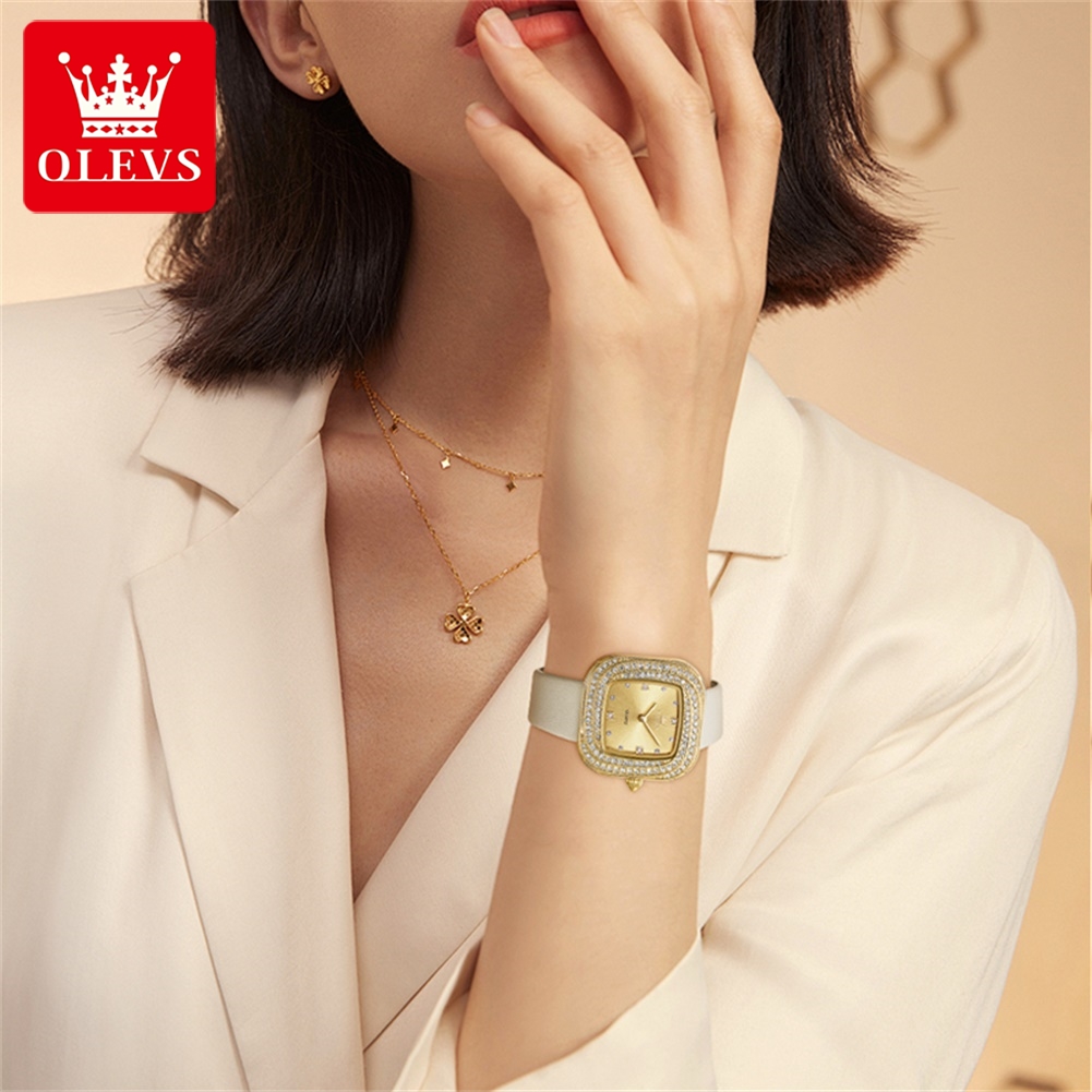 OLEVS Fashion Ladies' Square Q - Lux Watch review and price