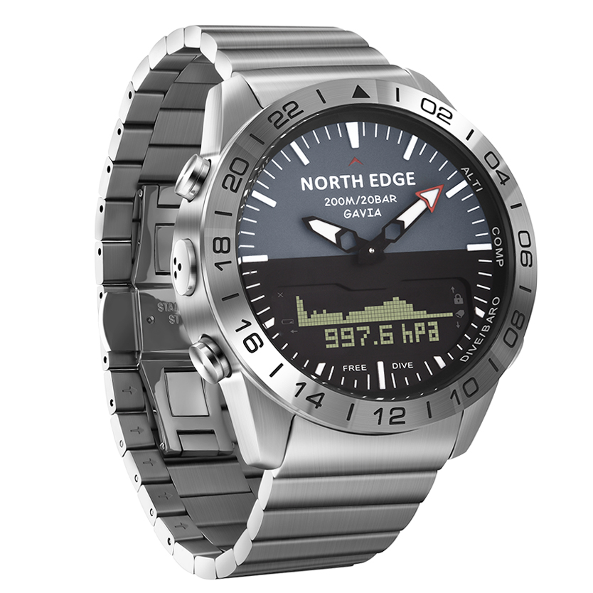 NORTH EDGE GAVIA2 Men's Dive 5 - Compass Watch Luxury review and price
