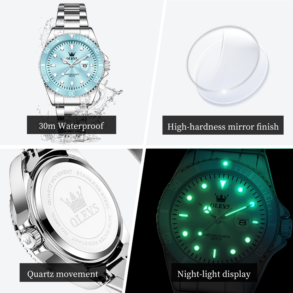 OLEVS Luxury Stainless Steel W - Luxury Watch Cheap review and price