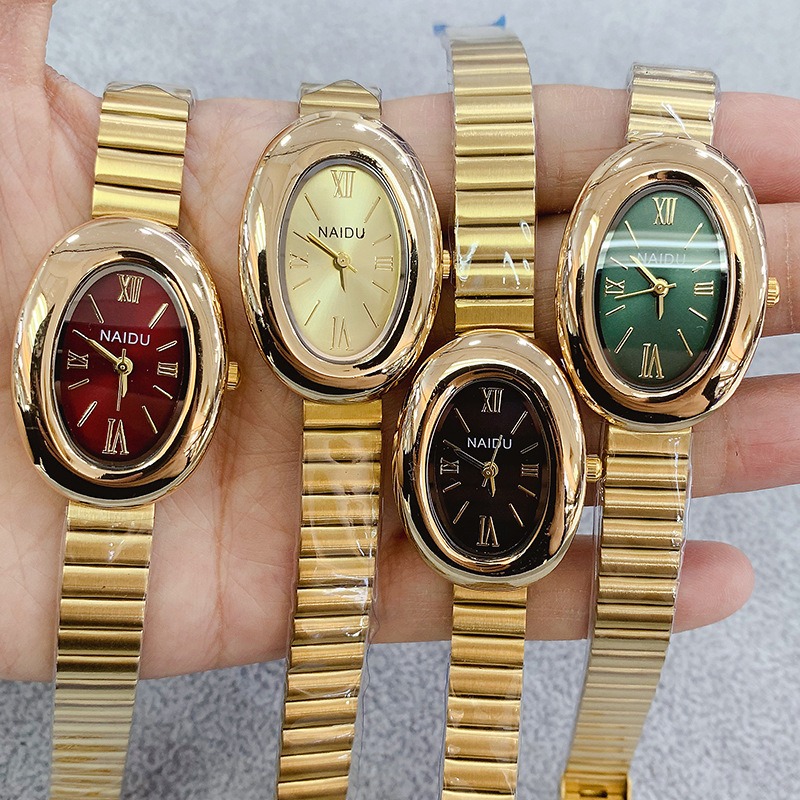 Luxury Brand Gold Oval Women Q - Luxury Watch Female review and price