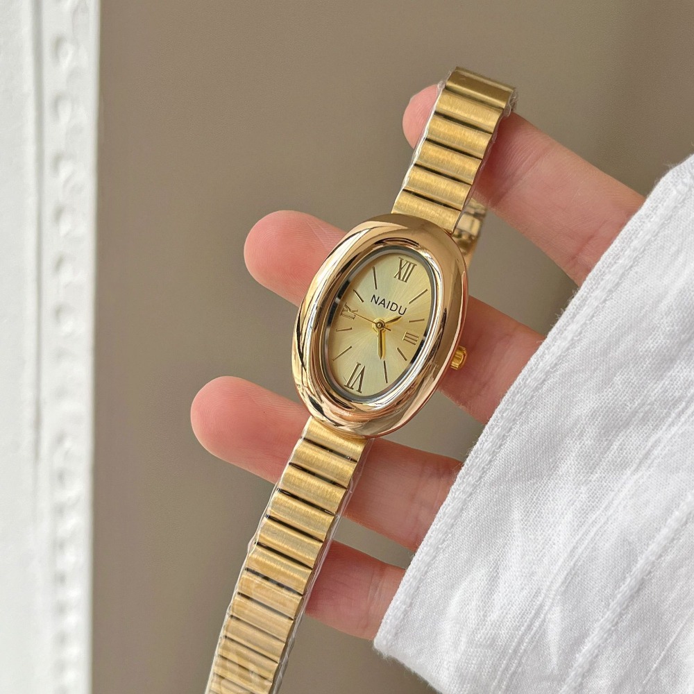Luxury Brand Gold Oval Women Q - Luxury Watch Female review and price