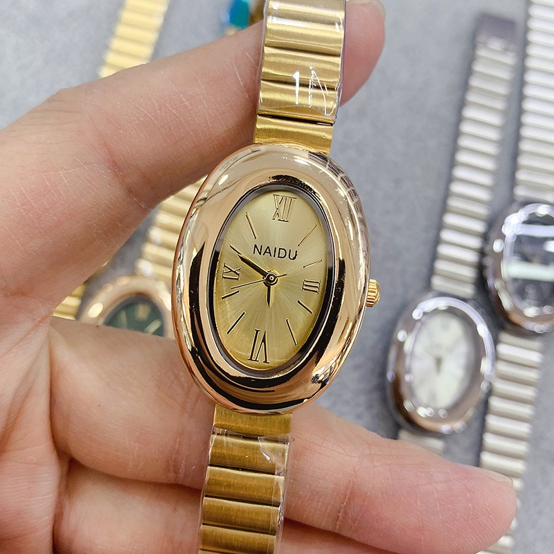 Luxury Brand Gold Oval Women Q - Luxury Watch Female review and price