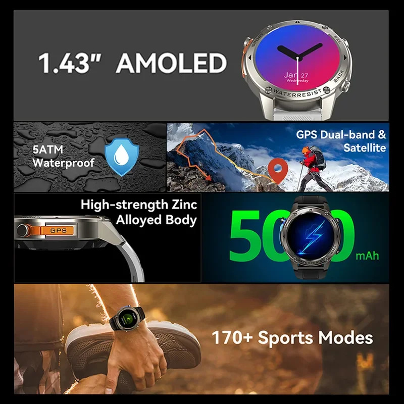 Luxury Smartwatches Male Fitne - Compass Watch Luxury review and price