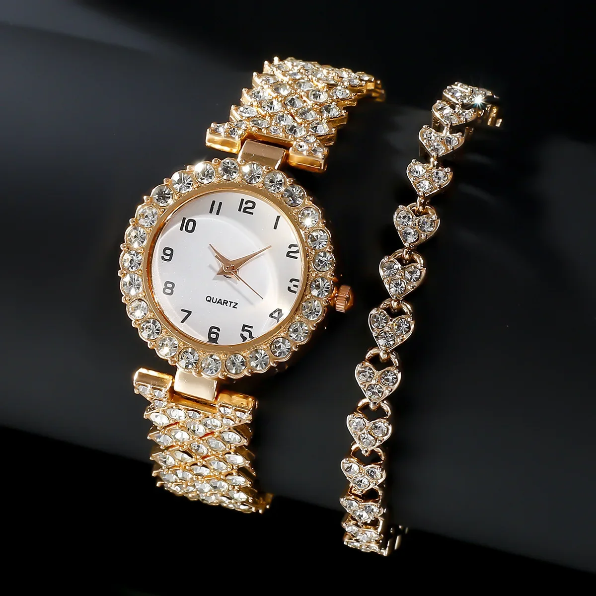 1pcs/2pcs Luxury Fashion Women - Luxury Watch Female review and price