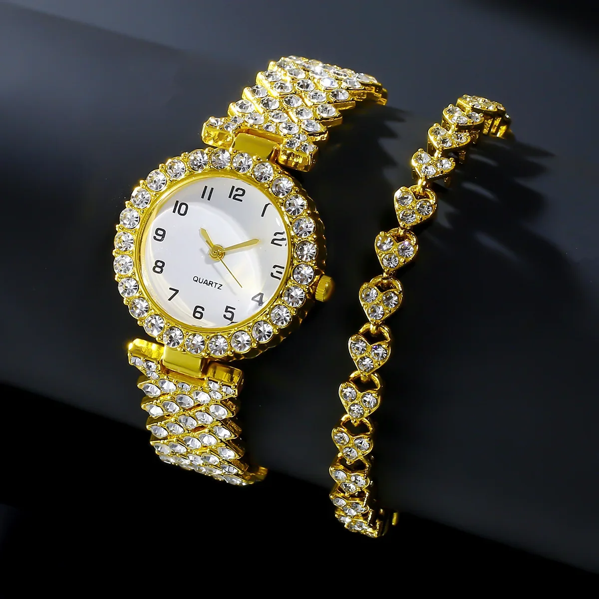 1pcs/2pcs Luxury Fashion Women - Luxury Watch Female review and price