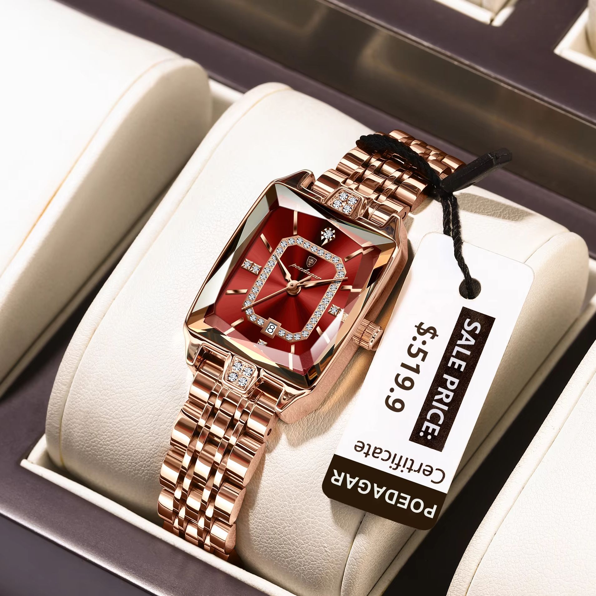 POEDAGAR Fashion Elegant Women - Luxury Watch Female review and price