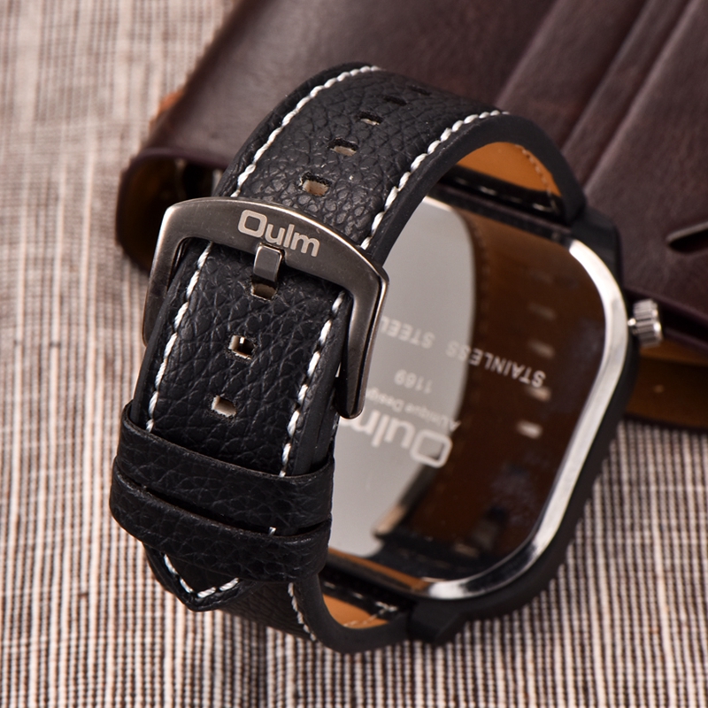 Oulm Classic Black Casual Watc - Compass Watch Luxury review and price