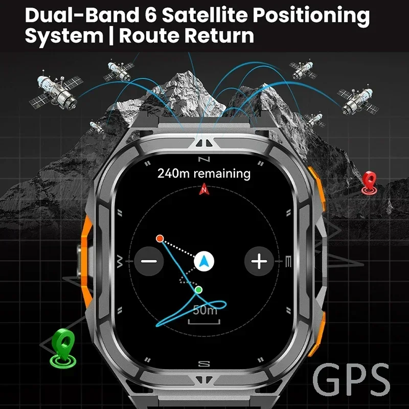Luxury AMOLED Smartwatch Real  - Compass Watch Luxury review and price