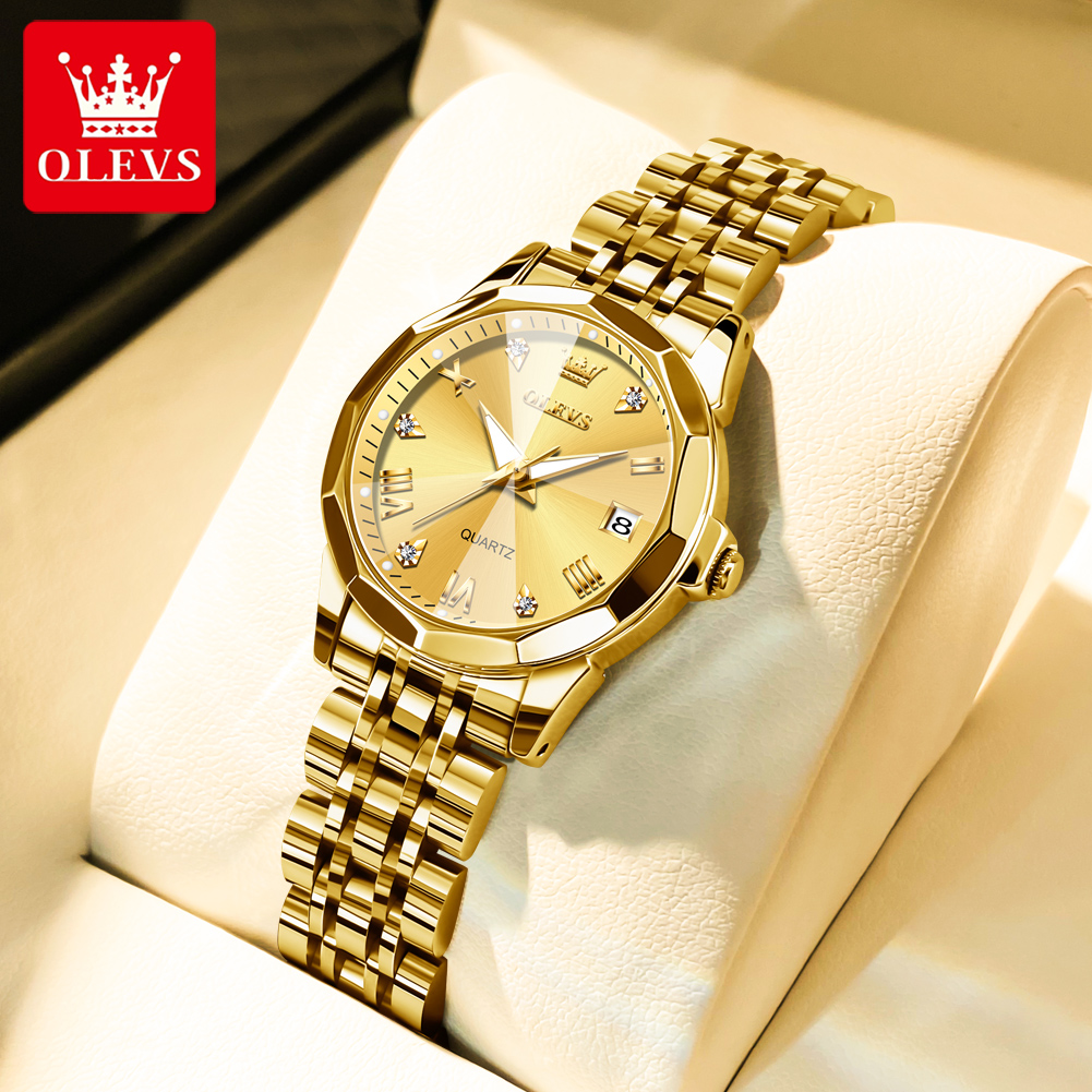 OLEVS Fashion Golden Watch for - Luxury Watch Cheap review and price