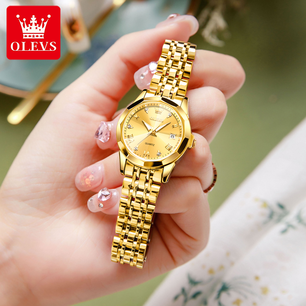 OLEVS Fashion Golden Watch for - Luxury Watch Cheap review and price