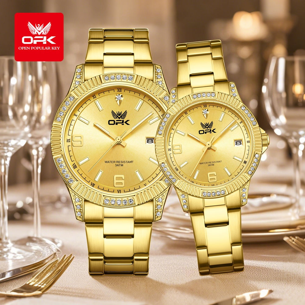 OPK 8184 Luxury All Gold Watch - Luxury Watch All Brands review and price