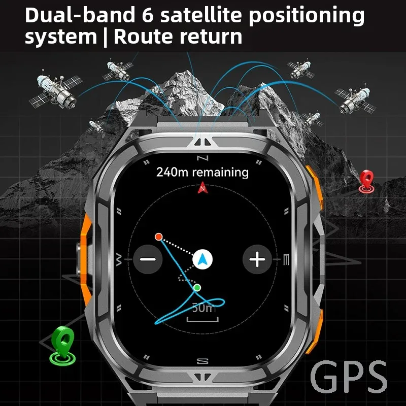 Luxury AMOLED Smartwatch Real  - Compass Watch Luxury review and price