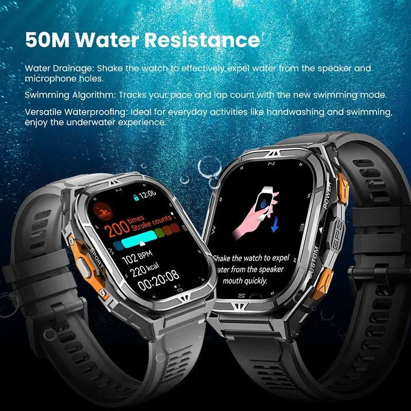 Luxury AMOLED Smartwatch Real  - Compass Watch Luxury review and price