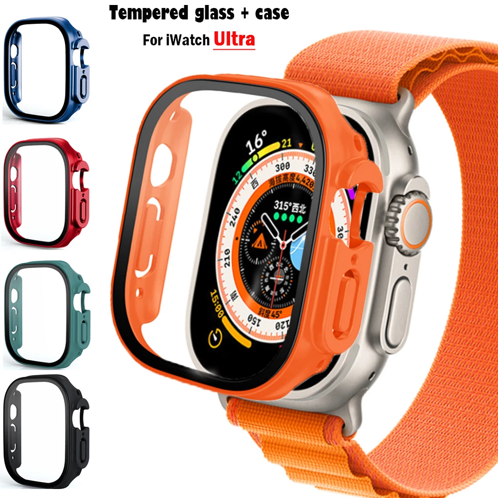 Glass+case For Apple Watch Ult - Luxury Watch Protection Film review and price