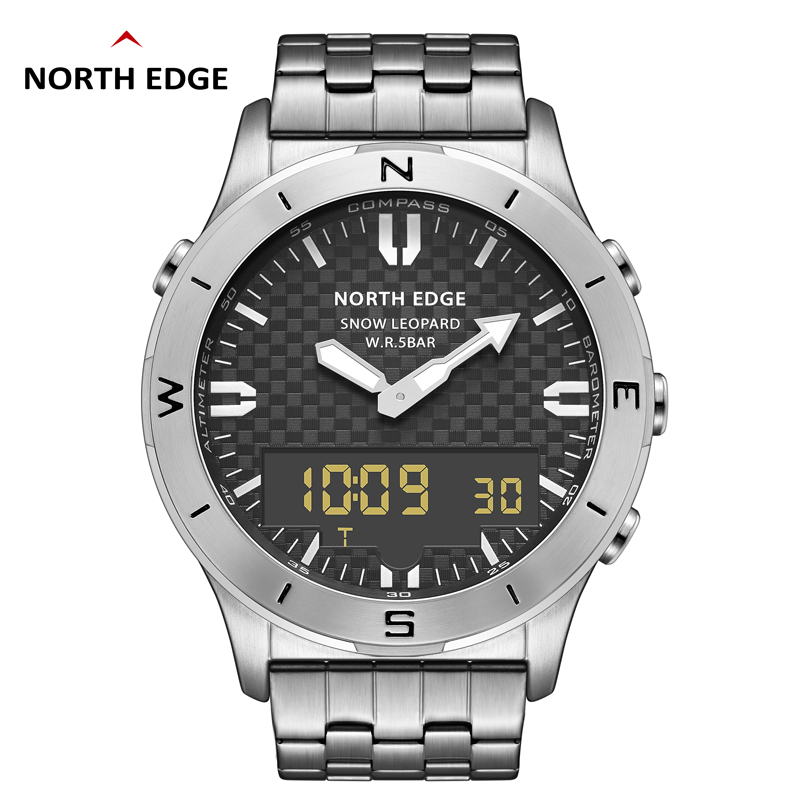 NORTH EDGE Men's Sports Digita - Compass Watch Luxury review and price